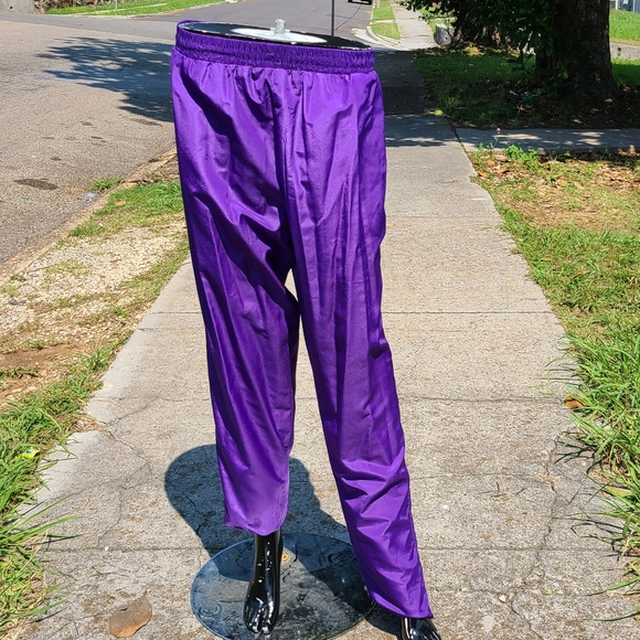 SOLD Vintage Out Brook Purple Windbreaker Track Suit - Picture 6 of 10